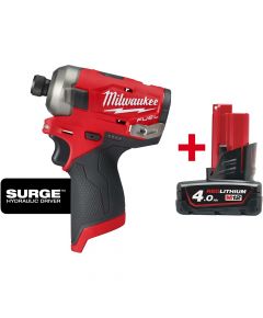 Milwaukee M12 Fuel Surge 1/4 Hex Hydraulic Impact Driver [Bare-Tool] |[M12FQID-0]